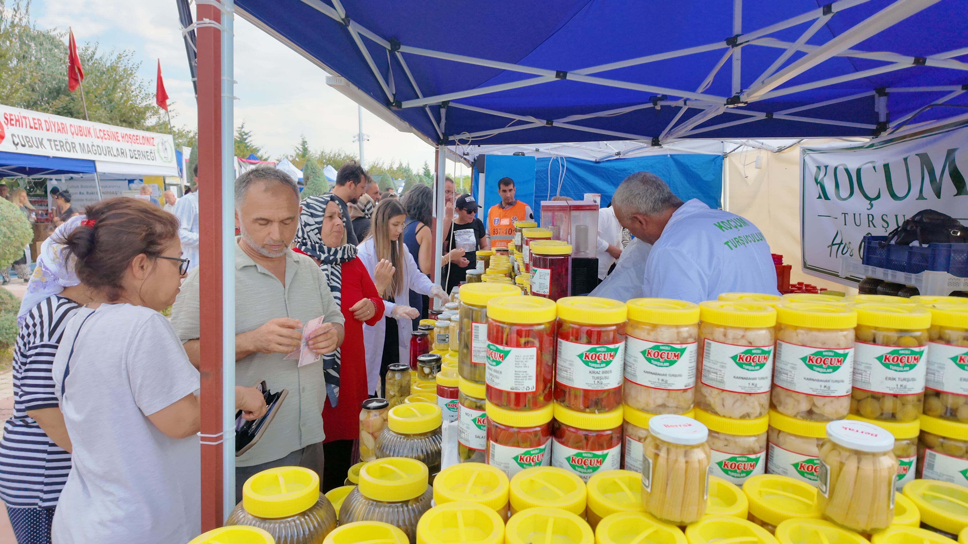 Çubuk'ta 18. Uluslararası Kültür ve Turşu Festivali sürüyor