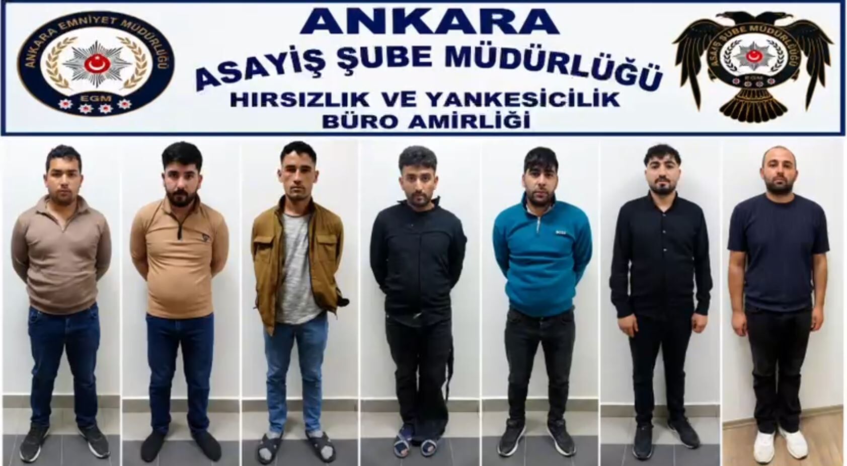 Ankara'da hırsızlık şebekesine operasyon; 7 tutuklama