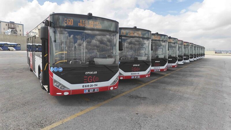 EGO otobüs filosu güçlenmeye devam ediyor