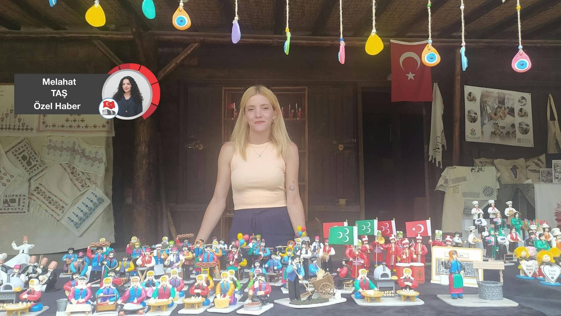 Babasından devraldığı sanatla hamuru bebeğe dönüştürüyor