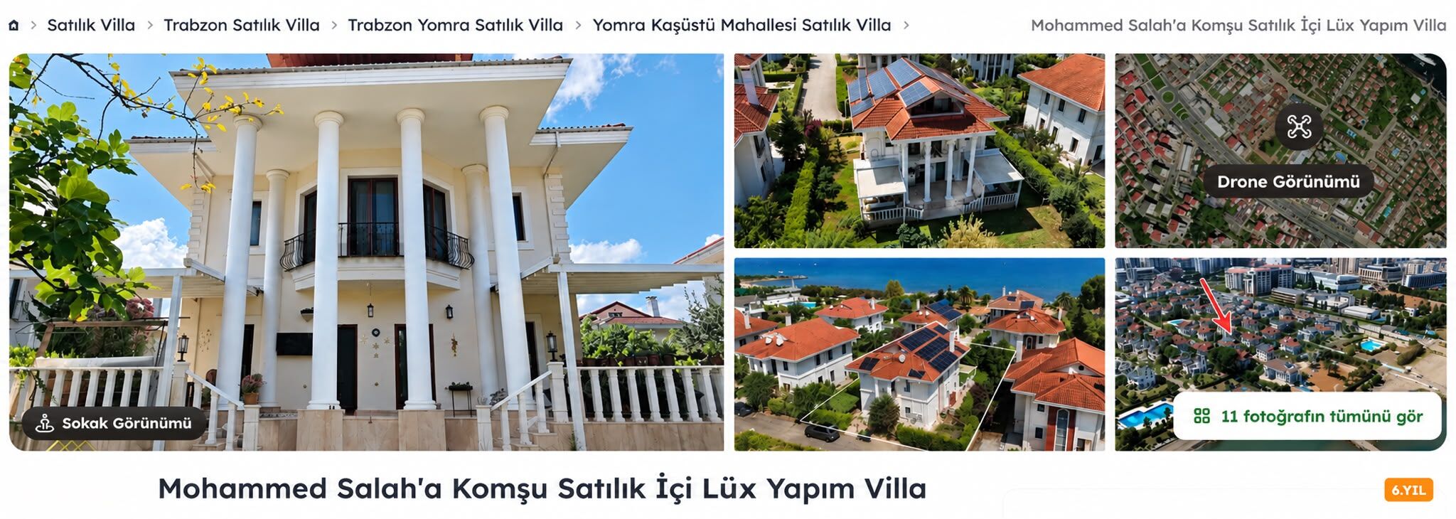 'Salah'a komşu' villa ilanı; Trabzonspor'dan izinsiz kullanıma uyarı