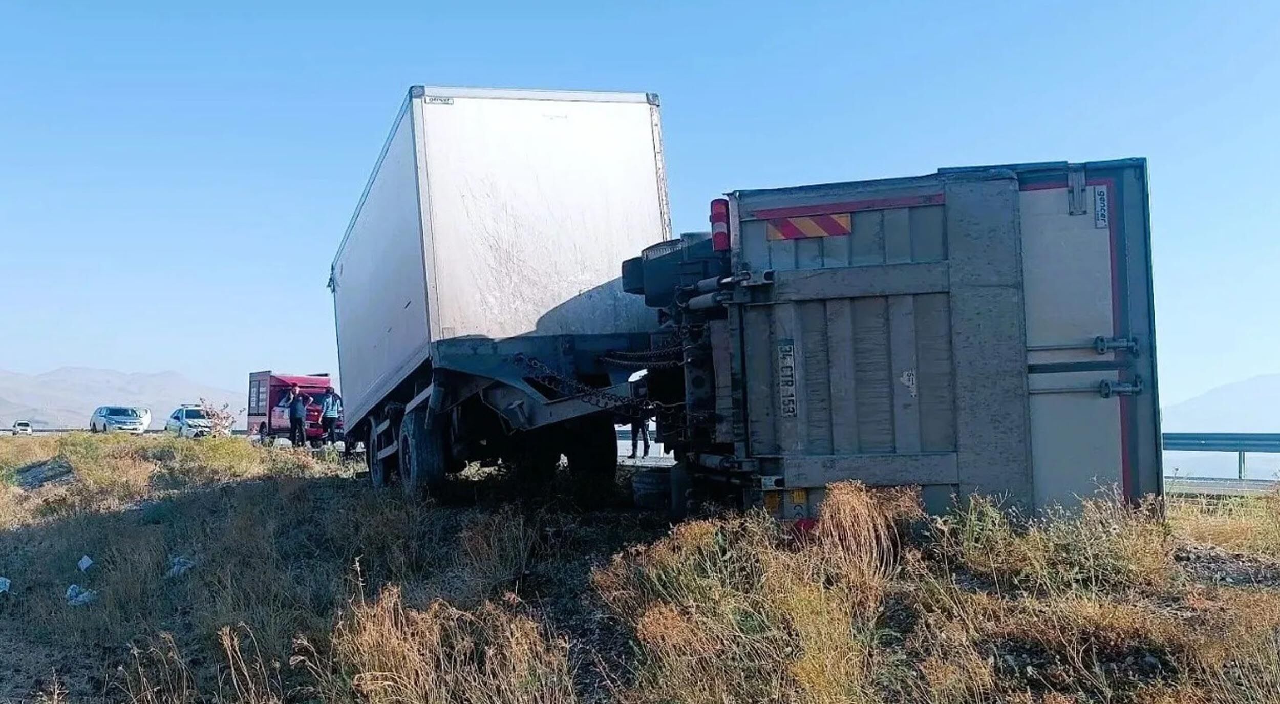Yola çıkan eşek kazaya neden oldu: 2 yaralı