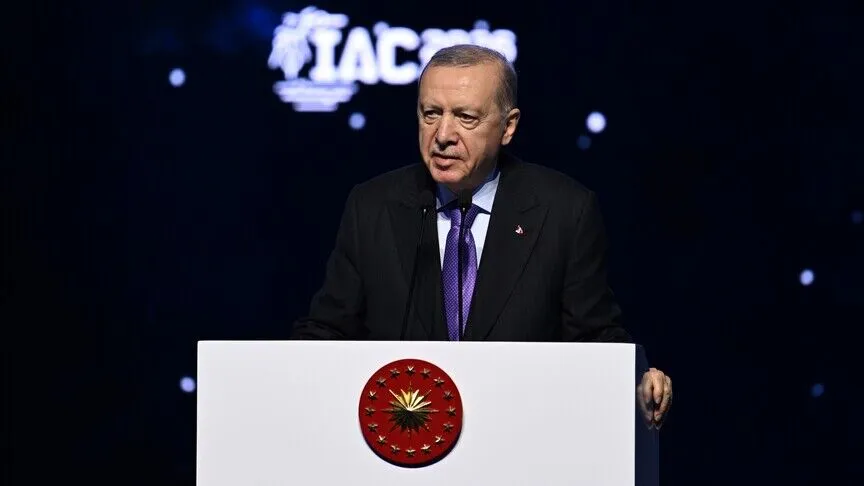 Erdoğan: Türkiye'nin uzay yarışında geri kalmasına asla müsaade etmedik