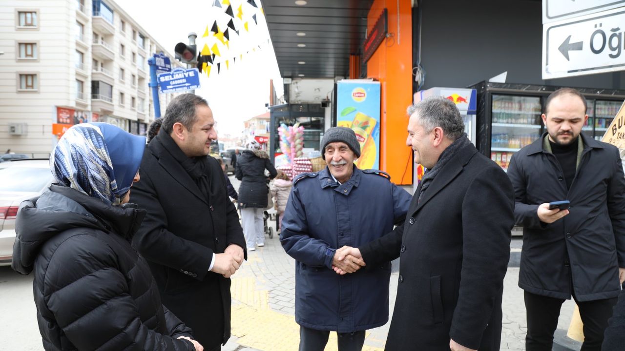 AK Partili Çam, Çubuk'ta ziyaretlerde bulundu