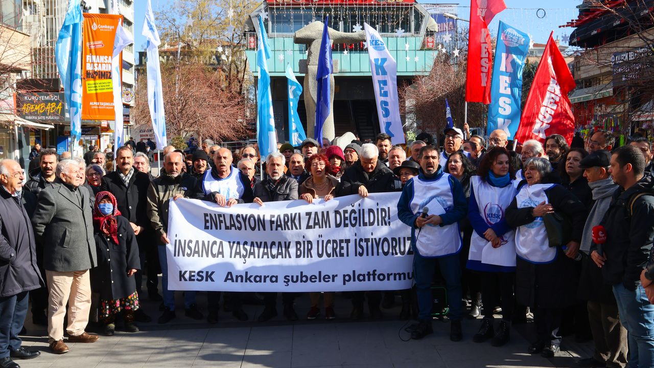 KESK Ankara Şubeler Platformu: Sefalet düzenine karşı omuz omuza verelim