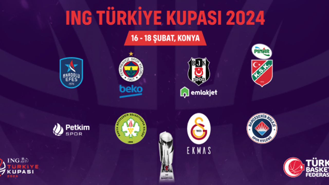 ING Türkiye Kupası’nda kuralar bugün çekilecek