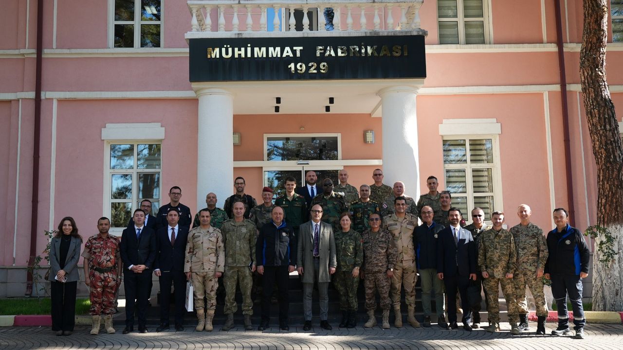 Askeri ataşelerden MKE'ye ziyaret