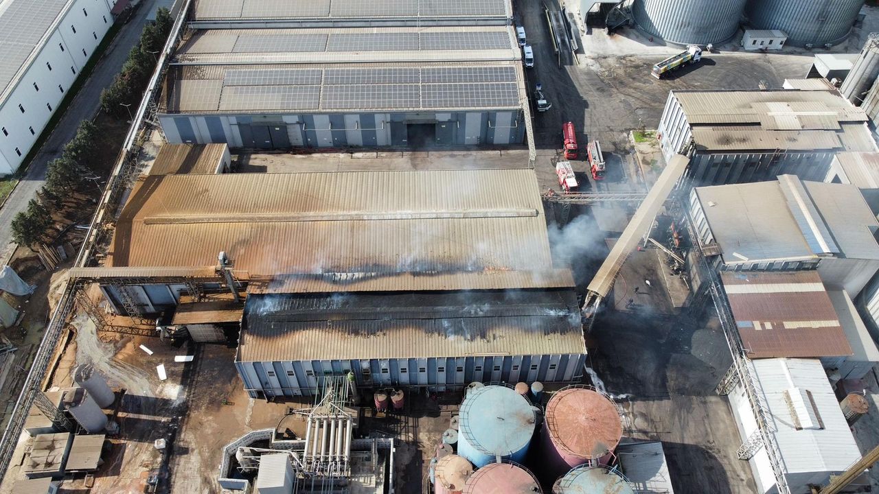 Edirne'de yağ fabrikasında patlama; 1 yaralı