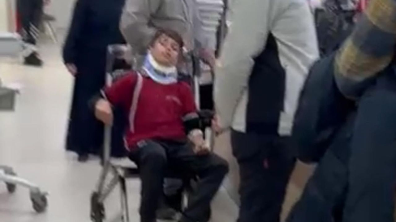 Erzurum’da okul çıkışı izdihamda 21 öğrenci yaralandı