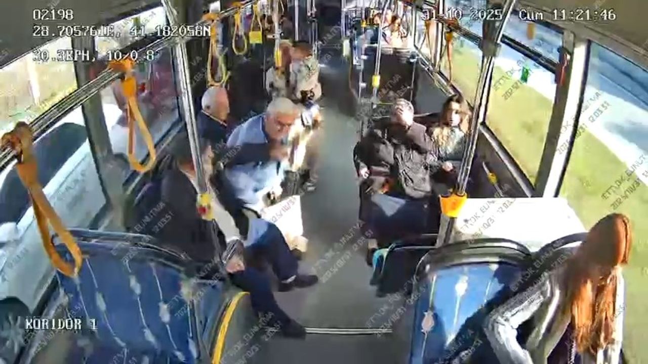 1 kişinin öldüğü İETT otobüsündeki kavga kamerada