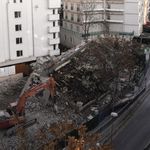 Ankara'da kontrollü yıkımı yapılan 5 katlı atıl bina çöktü
