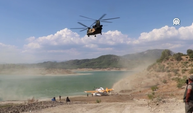 Kaza kırıma uğrayan uçak gölden çıkarıldı