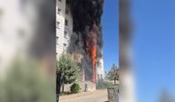 7 katlı apartmanın giriş katındaki dairede çıkan yangın söndürüldü