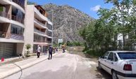 Amasya'da Yeşilırmak'ın taşması sonucu evleri ve tarım alanlarını su bastı