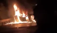 Takla atan otomobil alev aldı: 2 ölü, 3 yaralı