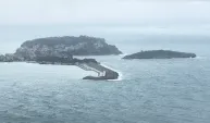 Amasra'da fırtına; dalga boyu 2 metreye ulaştı