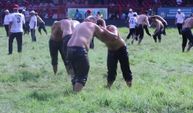 665. Tarihi Kırkpınar Yağlı Güreşleri'nde ikinci gün müsabakaları başladı