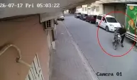Mardin’de motosiklet hırsızlığı kamerada