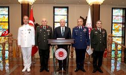 Bakan Güler, TSK komuta kademesini kabul etti