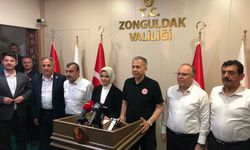 Bakan Yerlikaya'dan Zonguldak'ta selin vurduğu bölgelerde inceleme