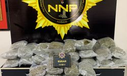 Niğde'de 39 kilo 400 gram esrar ele geçirildi