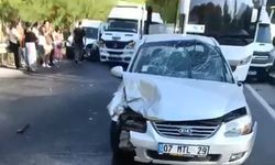 Antalya'da 12 aracın karıştığı zincirleme kaza