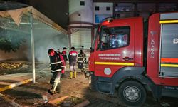 Adana'da eski göğüs hastalıkları hastanesinde çıkan yangın söndürüldü