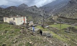 Bitlis'in Karaca mezrasında sadece baba oğul yaşıyor