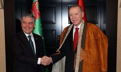 Erdoğan, Gurbanguli Berdimuhamedov ile görüştü