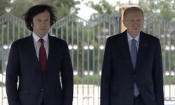 Cumhurbaşkanı Erdoğan, Gürcistan Başbakanı Kobakhidze'yi resmi törenle karşıladı