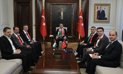 İçişleri Bakanı Yerlikaya, Filistin Büyükelçisi Mustafa ile görüştü
