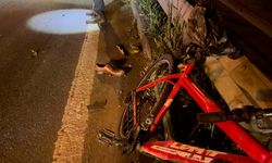 Taksinin çarptığı bisikletin sürücüsü öldü