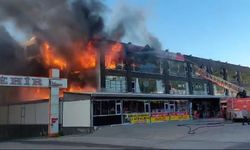 Amasya'da AVM yangını