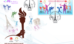 PTT’den “Paris 2024 yaz olimpiyat oyunları” konulu anma pulu ve ilk gün zarfı