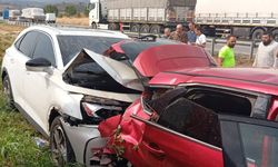Otoyolda trafik kazası: 1 ölü, 5 yaralı