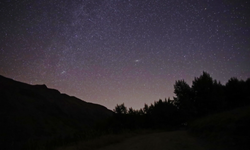 Nemrut Krater Gölü'nde "Perseid meteor yağmuru" gözlemlendi