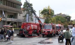 Şişli'de 10 katlı binada yangın