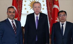 Erdoğan, Chery International Başkanı Zhang Guibing'i kabul etti