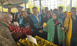 DEVA Partili Esen, Ankara pazarında eylemde