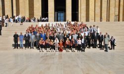 Anıtkabir'de Ata'nın manevi huzuruna çıktılar