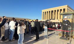 Anıtkabir'de 10 Kasım Atatürk'ü Anma Günü öncesi ziyaretçi yoğunluğu