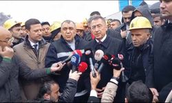 AK Parti'li Oktay, Çayırhan Termik Santrali'nde eylem yapan işçileri ziyaret etti