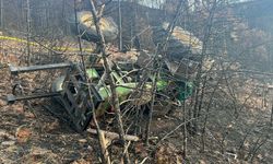 Bolu'da ormanı temizlerken devrilen traktörün sürücüsü öldü