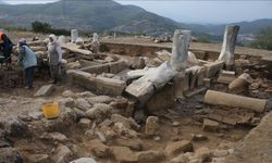 Hyllarima Antik Kenti'nde ilk anıtsal çeşme binası bulundu