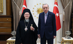 Cumhurbaşkanı Erdoğan, Fener Rum Patriği Bartholomeos'u kabul etti