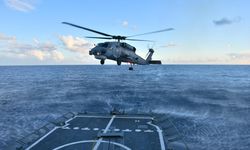 TCG Gelibolu fırkateyni, Libya açıklarında helikopterle havada yakıt ikmali yaptı