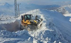 Hakkari'de ekipler kardan kapanan üs bölgelerinin yolunu açmaya çalışıyor