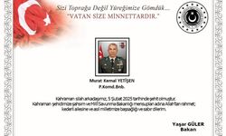 Pençe-Kilit Operasyonu bölgesinde bir asker şehit oldu