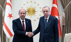 Cumhurbaşkanı Erdoğan, KKTC Cumhurbaşkanı Tatar ile görüştü