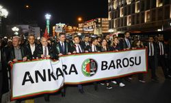 Başkent'te, "Cumhuriyet ve Hukuk Yürüyüşü" düzenlendi